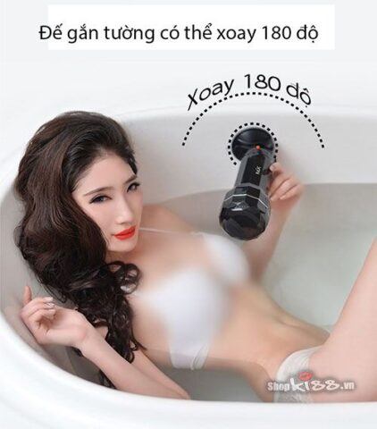 Khả năng xoay 180 độ linh hoạt của cốc thủ dâm gắn tường MX Deam Cup