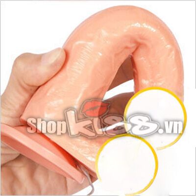 Dương vật giả rung phun nước 02 - Siêu độc đáo (DC09B) 10 Dương vật giả rung phun nước DC09B xuất tinh như thật
