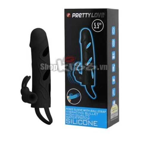 Sản phẩm bao đôn vòng đeo có rung BD33 chính hãng Pretty Love tại Do18.net