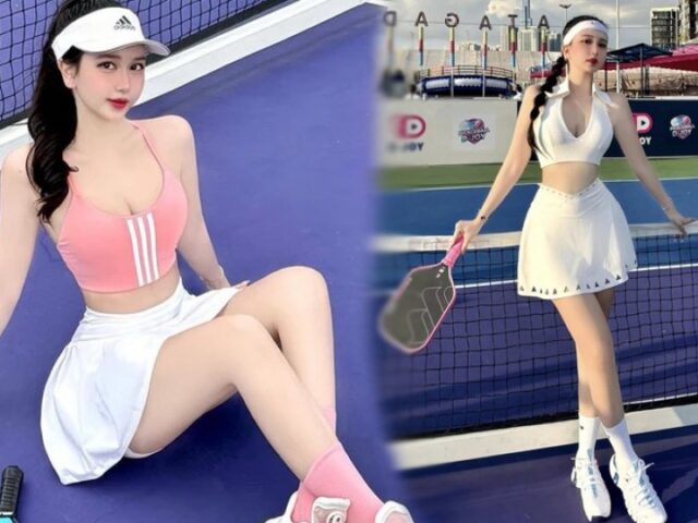Gái xinh chơi Pickleball