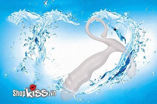 Cận cảnh chất liệu silicon mềm mại chống thấm nước của sextoy hậu môn HM16A