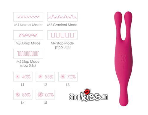 Máy rung Svakom Marin DC90X với nhiều chế độ rung kích thích cho nữ