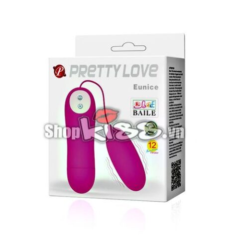 Bao bì hộp đựng sản phẩm trứng rung Prettylove Eunice EG31B chính hãng.