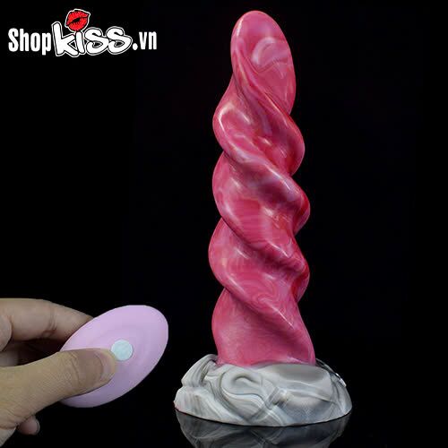 Bộ rung mạnh mẽ với 10 chế độ khác nhau của dụng cụ kích thích hậu môn xoắn ốc HM77