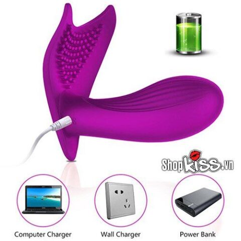Cổng sạc USB tiện lợi trên thân máy mát xa điểm G Fox M1
