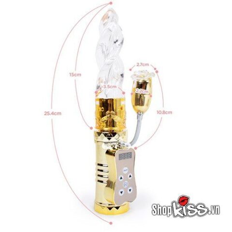 Kích thước chi tiết của dương vật đa năng DV51 với chiều dài và đường kính cụ thể