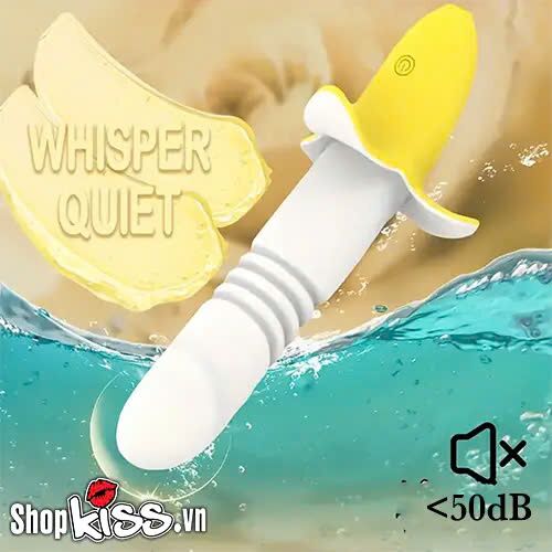 Dương vật giả Haoqi Fun hoạt động êm ái dưới 50dB, đảm bảo sự kín đáo và riêng tư tuyệt đối