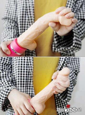 Chất liệu silicone mềm dẻo của dương vật giả Jeuplay Louis V DV44N