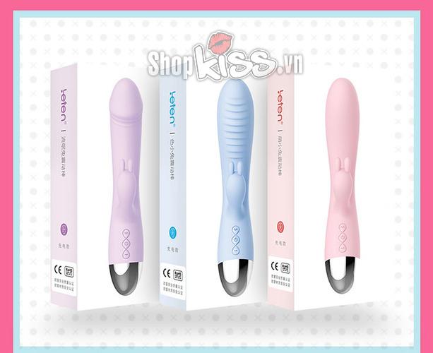 Ba phiên bản dương vật giả Leten Faye DV66 màu xanh, tím, hồng