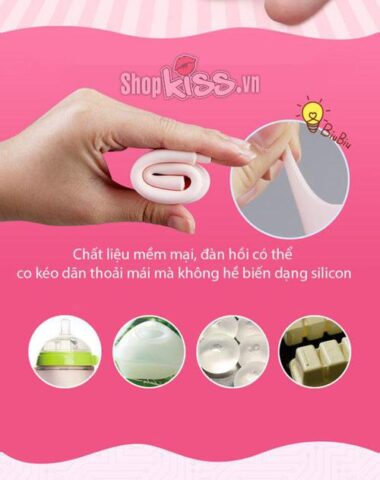 Chất liệu silicone y tế mềm mịn của Leten Faye DV66 an toàn cho da