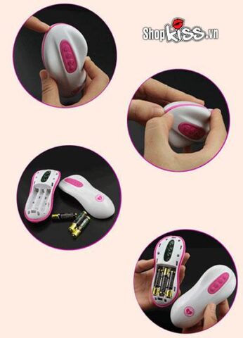 Cách lắp pin cho bộ điều khiển dương vật giả Cyber Skin DV40