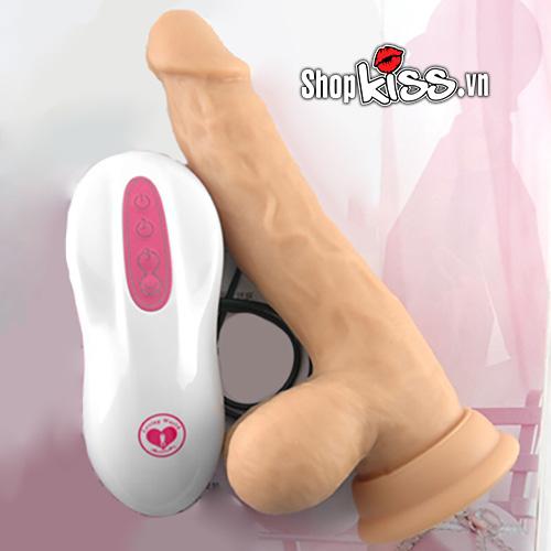 Dương vật giả dán tường Cyber Skin 2 trong 1 DV40 chân thật cho nữ độc thân