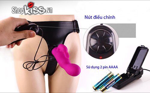Động cơ rung mạnh mẽ bên trong dương vật giả dây đeo DV65W chính hãng, hứa hẹn những cơn cực khoái mãnh liệt.