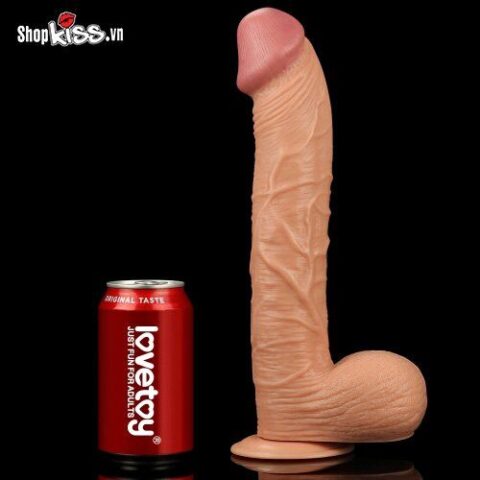 Tổng quan dương vật giả gắn tường King Sized Lovetoy DV58 kích thước lớn