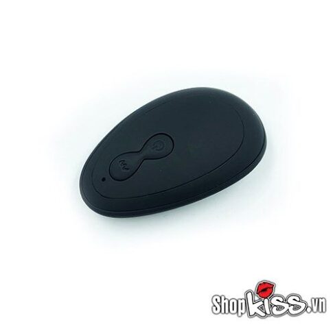 Ảnh chụp cận cảnh dương vật giả siêu mềm có rung Lovetoy và remote điều khiển