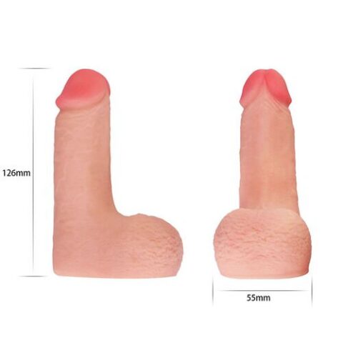 dương vật giả silicone mềm lovetoy dv69 cho nam cu ngắn độn quần