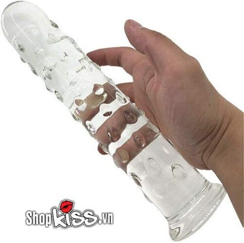 Dương vật giả thủy tinh size khủng DV52B hỗ trợ khám phá khoái cảm cho gay