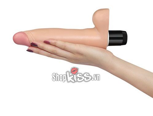 Độ mềm dẻo uốn cong linh hoạt của dương vật giả silicon Lovetoy Flexi DV55B
