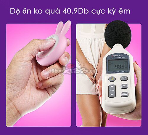 Cu giả gắn quần sịp điều khiển từ xa dạng tai thỏ DC38K cực êm không gây ồn