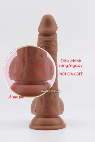 Max Vibro DV40C sử dụng pin sạc USB tiện lợi và an toàn