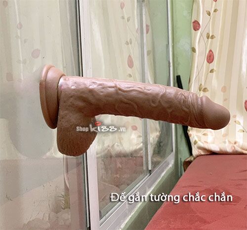 Đế hít tường chắc chắn của dương vật giả Max Vibro DV40C cho phép rảnh tay