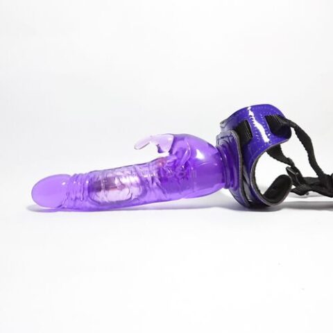 Động cơ rung kép mạnh mẽ ở đầu khấc và tai thỏ của Harness Rabbit Dong DV65E