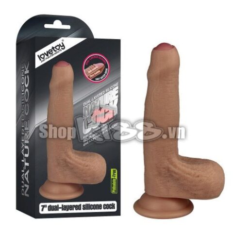 Dương vật giả Lovetoy DV58C có đế hít tường tiện lợi, phù hợp cho nữ giới tự sướng, mua tại Do18.net