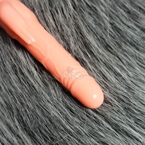 Cận cảnh các đường gân nổi trên thân dương vật silicone Baile DV011 mua tại Sài Gòn tăng cường ma sát