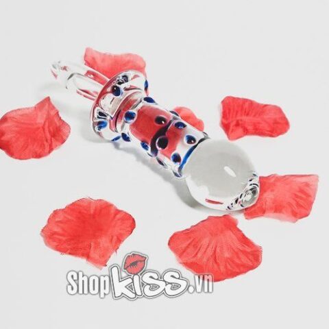Dương vật thủy tinh kích thích hậu môn DC78X cho gay chơi lỗ nhị cực đã