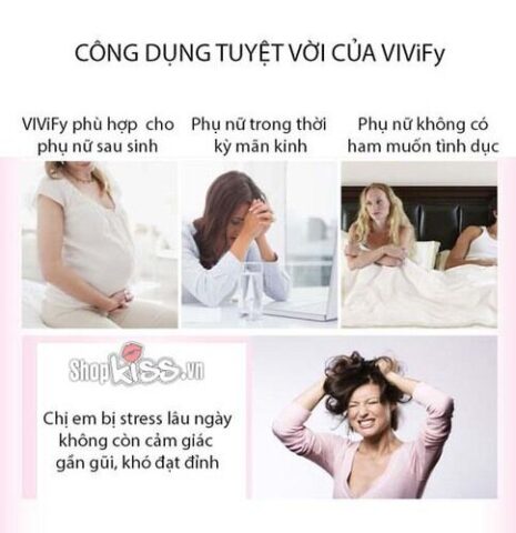 Công dụng gel Sensuva Vivify G05C hỗ trợ phụ nữ sau sinh