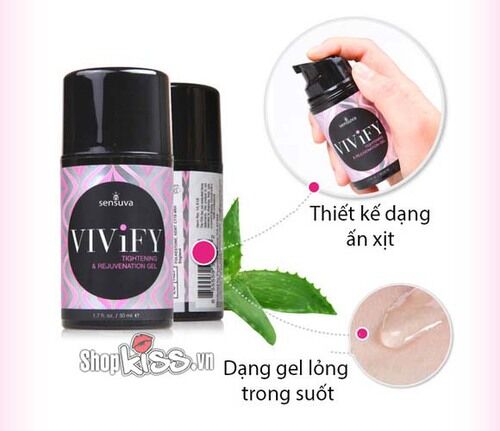 Gel se khít âm đạo Sensuva Vivify G05C thiết kế dạng xịt dễ sử dụng