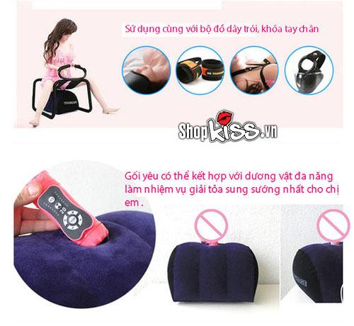 Ghế ngồi tự sướng SM102 kết hợp dương vật giả tăng khoái cảm cho nữ