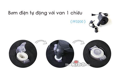 Ghế tình yêu SM103 trang bị bơm điện tự động và van 1 chiều tiện lợi