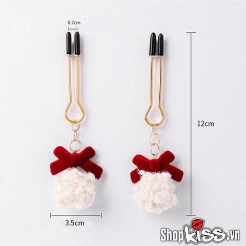 Kích thước chi tiết của bộ kẹp nhũ hoa BZ09H với chiều dài 12cm