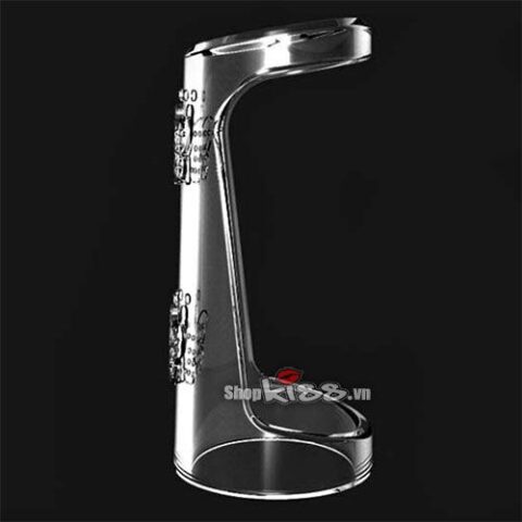 Khúc đôn kép bế tinh BD10B chất liệu TPE trong suốt co giãn tốt giúp tăng kích thước dương vật