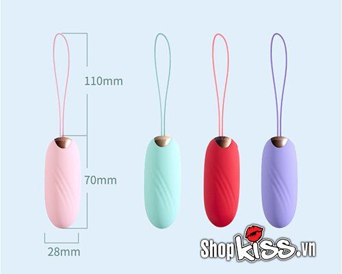 Kích thước nhỏ gọn và thông số kỹ thuật của Trứng rung Galaku Miya EG6