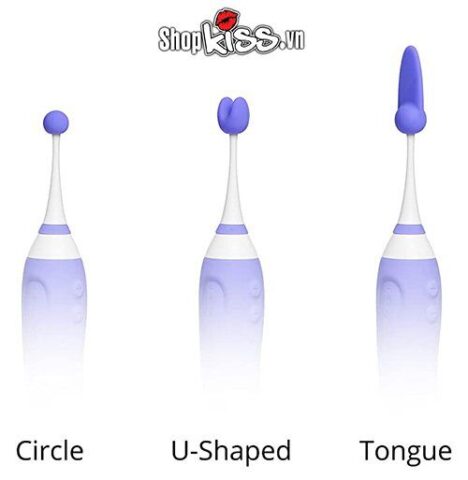 Ba đầu phụ kiện đi kèm máy rung đa điểm Lovense Hyphy HYP1