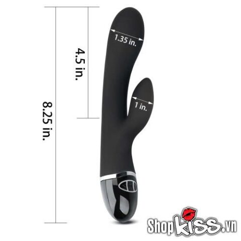 Bản vẽ kích thước chi tiết của máy massage Lovetoy O-Sensual Duo Climax DV38