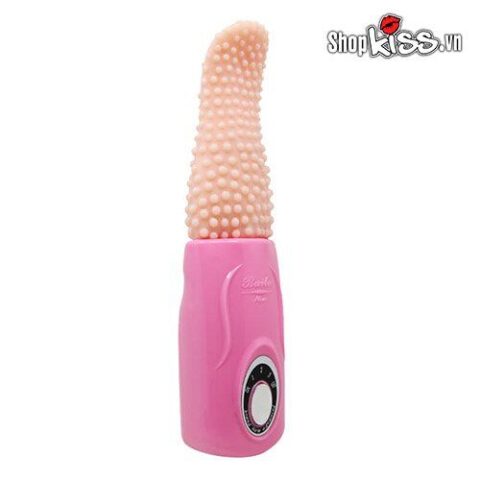 Lưỡi liếm Prettylove Tongue DC25F gai bi màu hồng quyến rũ mô phỏng động tác oral sex