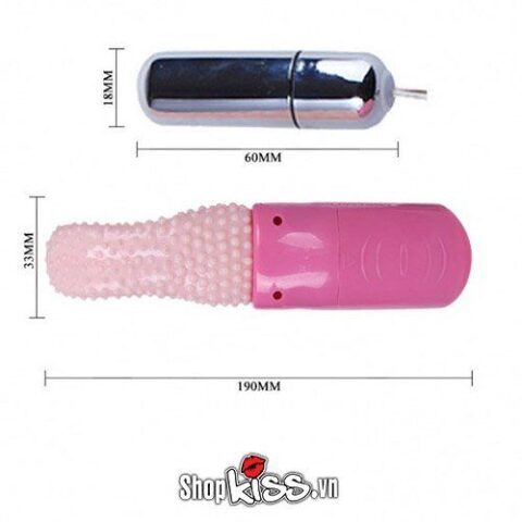 Kích thước chi tiết của máy liếm âm vật Prettylove Tongue DC25F dễ cầm nắm