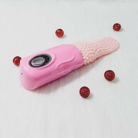 Bề mặt gai bi siêu nhám của lưỡi liếm Prettylove Tongue DC25F tăng cường ma sát