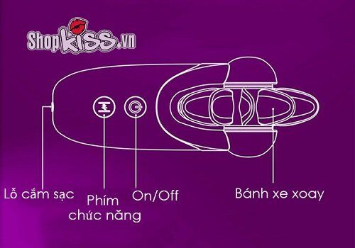 Hướng dẫn sử dụng lưỡi liếm Intoxica DC41C với nút điều khiển đơn giản