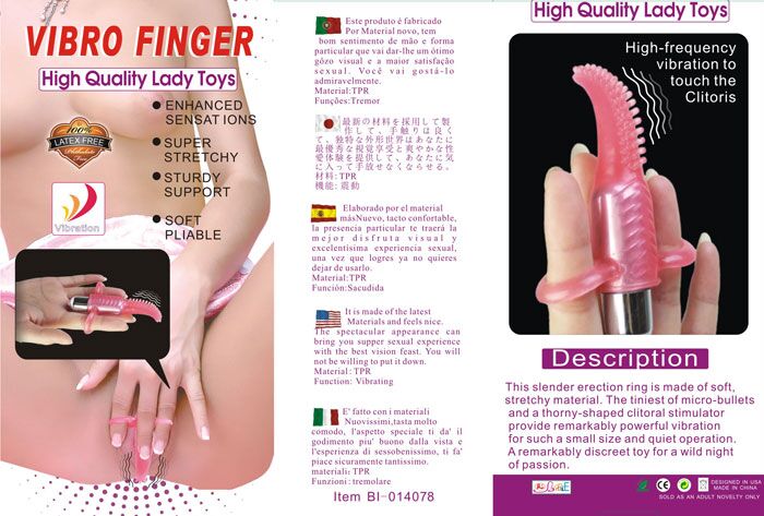 Lưỡi rung mini đeo ngón tay DC22S mang đến khoái cảm sung sướng tột độ cho người dùng nữ