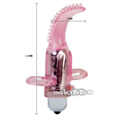 Kích thước nhỏ gọn thực tế của lưỡi rung mini đeo ngón tay DC22S giúp dễ dàng sử dụng và cất giữ