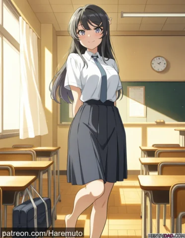 Mai Sakurajima Classroom Sex | Rascal Does Not Dream of Bunny Girl Senpai #31