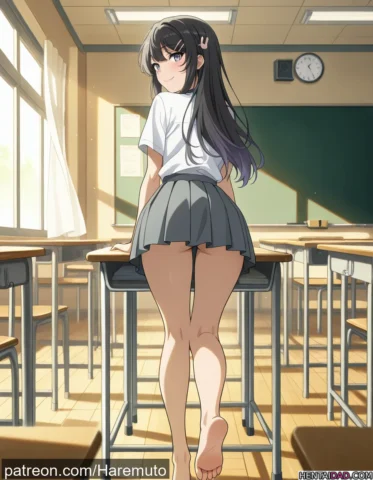 Mai Sakurajima Classroom Sex | Rascal Does Not Dream of Bunny Girl Senpai #30