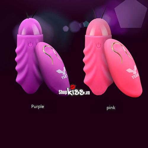 Hai phiên bản màu sắc hồng và tím của trứng rung gai Yeain Sakura EG06A