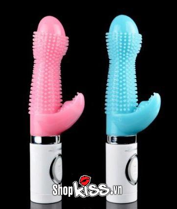 Hai lựa chọn màu sắc Hồng và Xanh của dương vật giả DV18