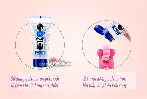 Máy liếm âm vật Kiss MyToys DC23F màu hồng quyến rũ