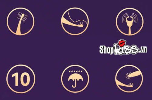 Máy massage 2 đầu kích thích đa điểm Svakom Beatrice DC90NF chống thấm nước toàn thân